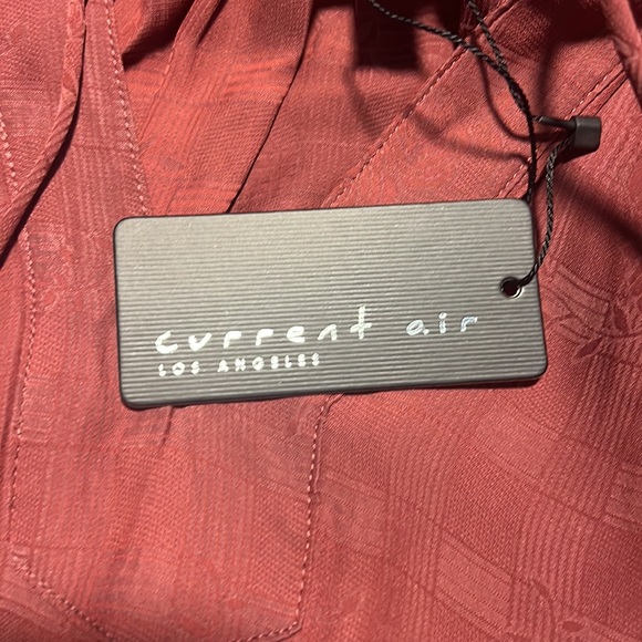 Current Air brand Redwood Tie Neck Long Sleeve Blouse Top - Picture 8 of 10